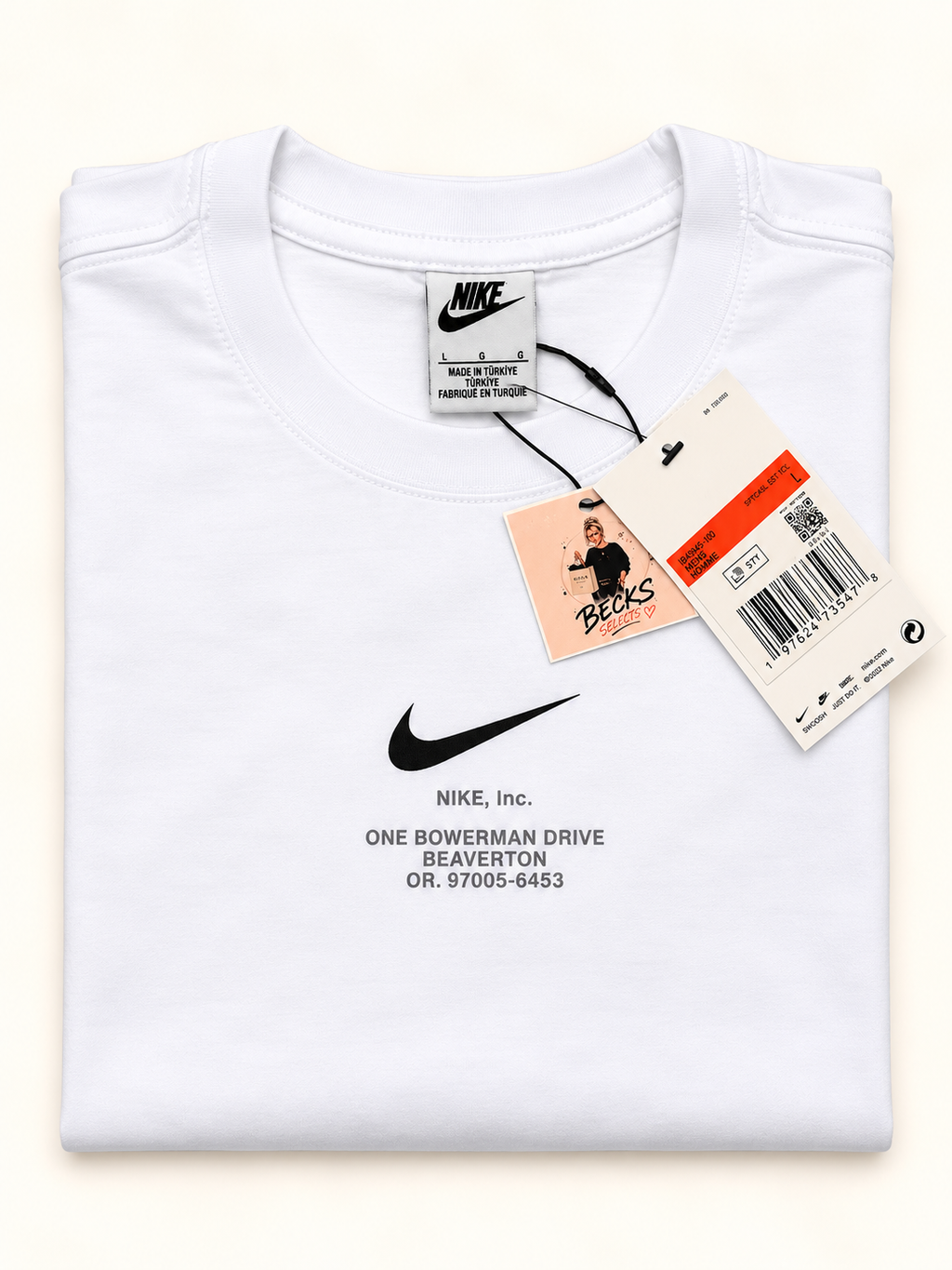 Nike Swoosh By Nike Graphic T-Shirt – White | Men's S & L