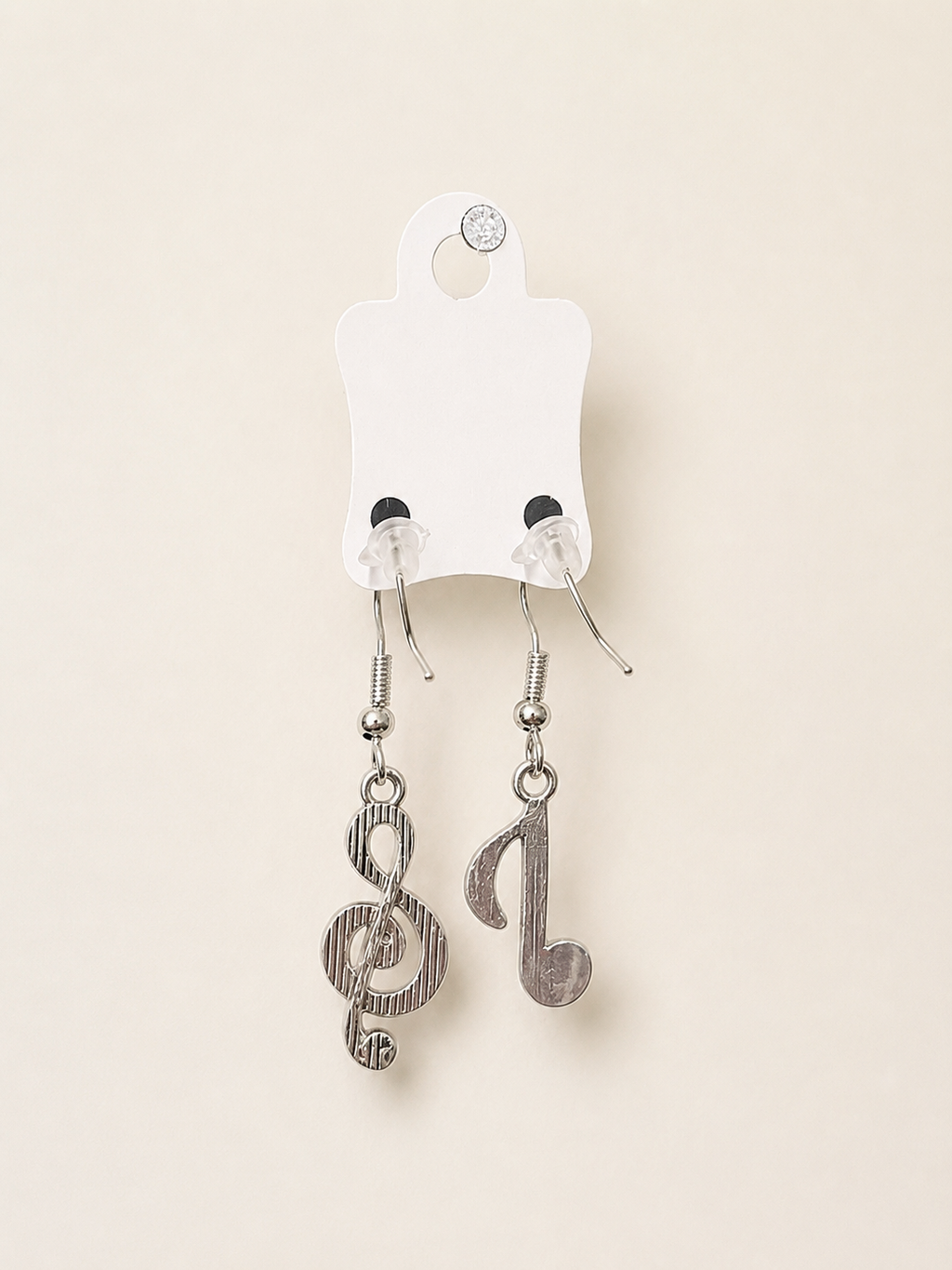 Music Note & Treble Clef Drop Earrings – Gold or Silver
