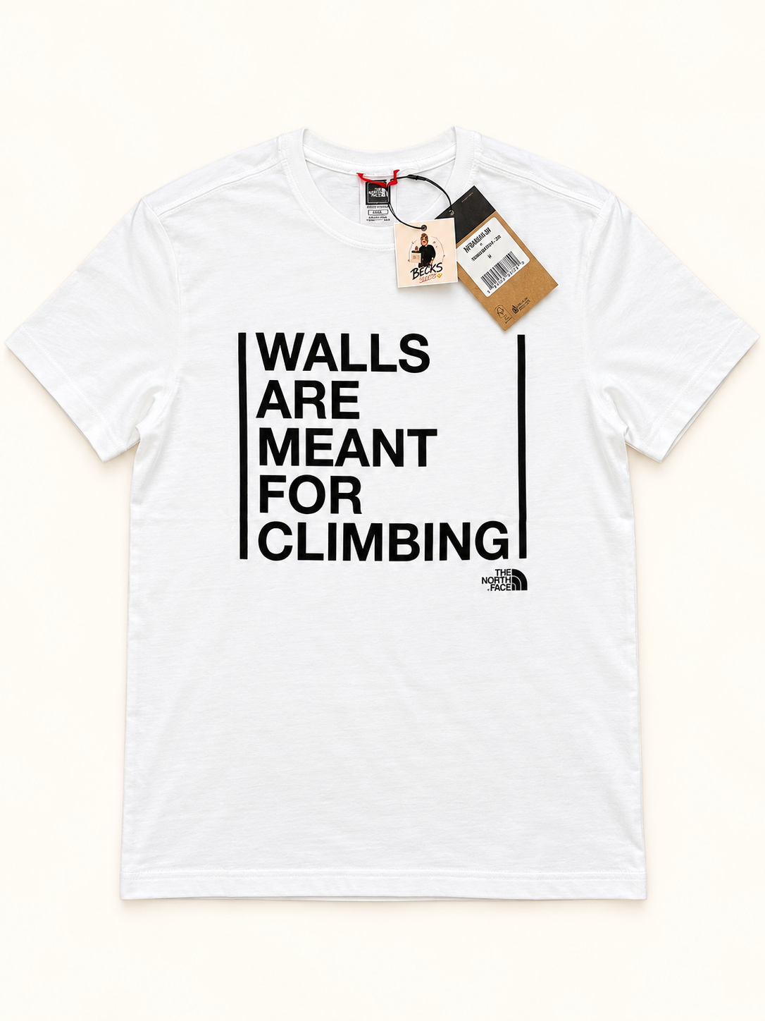The North Face Men’s Walls Are Meant For Climbing T-Shirt – White – XS