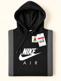 Nike Air Colour Block Hoodie – Black/Grey – Large