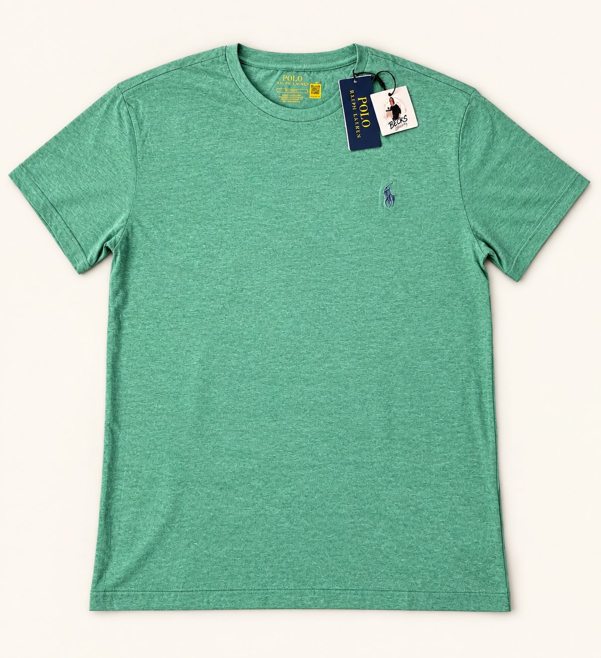 Polo Ralph Lauren Men’s Green Logo T-Shirt – Medium