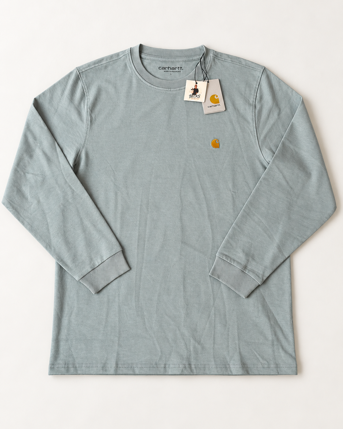 Carhartt WIP Men’s Large Long Sleeve T-Shirt – Sage Green – BNWT