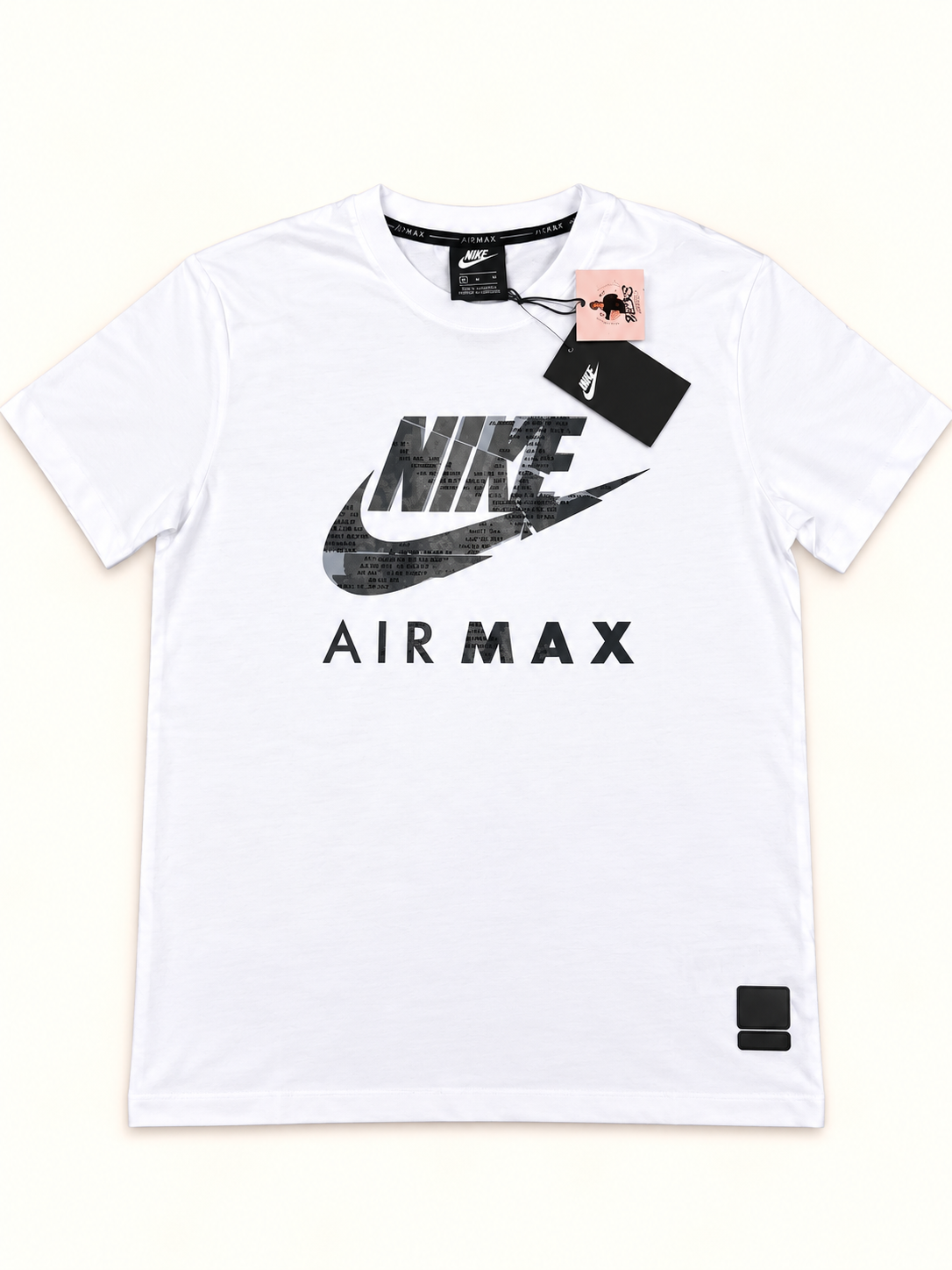 Nike Air Max Graphic T-Shirt – White & Black | Men's M & L