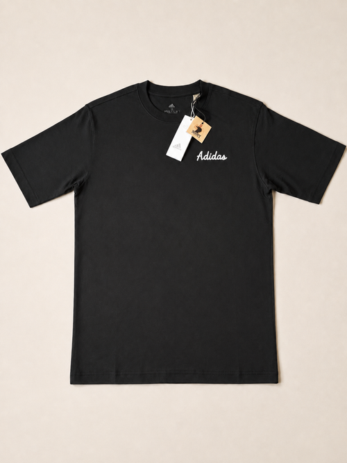 Adidas Three Stripe Life Graphic T-Shirt – Black – Small