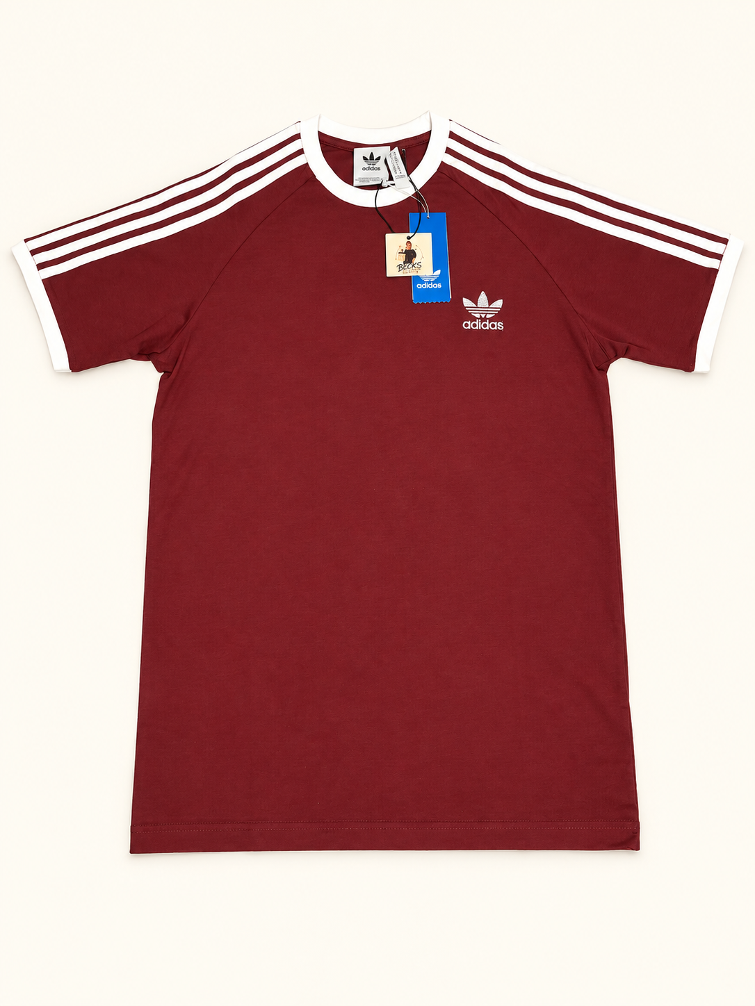 Adidas Originals Men’s 3-Stripes T-Shirt – Medium