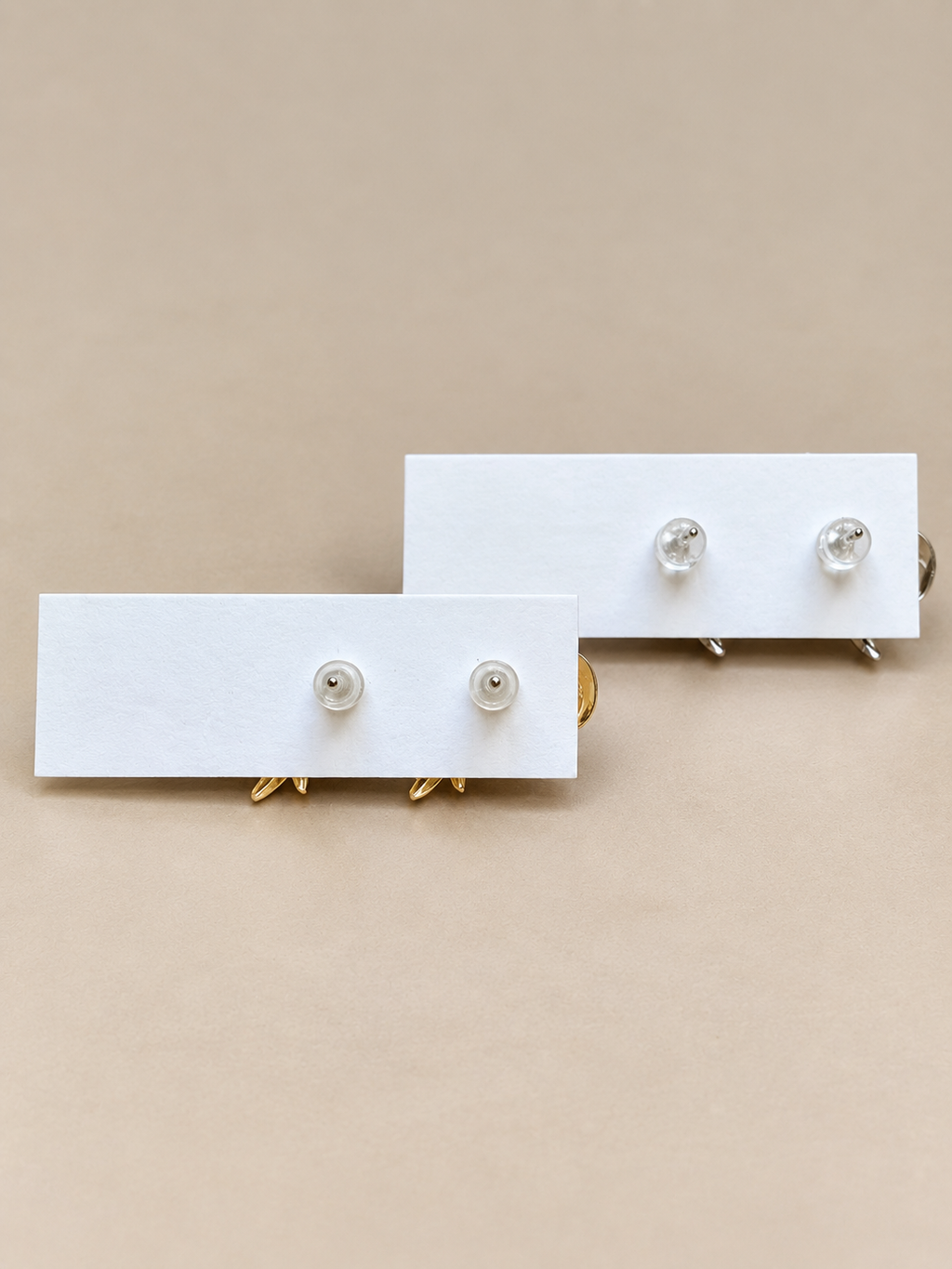Statement Bow Stud Earrings – Gold & Silver Tone