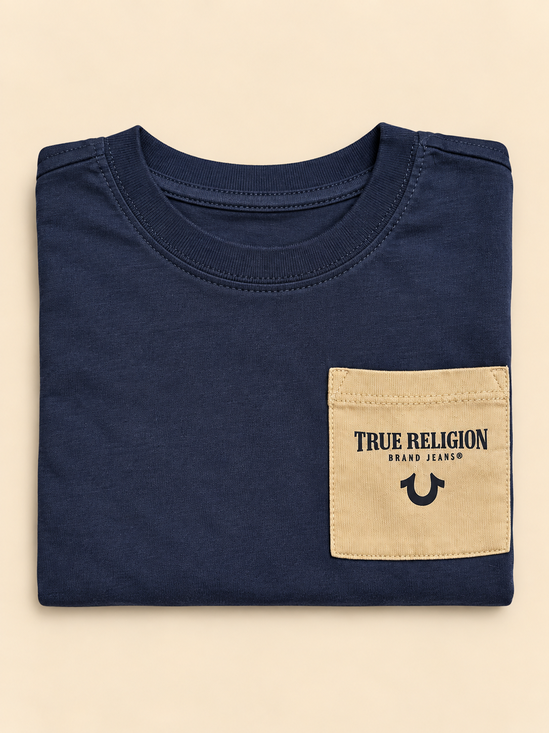 True Religion Kids Pocket T-Shirt – Navy – 2T / 18–24 Months