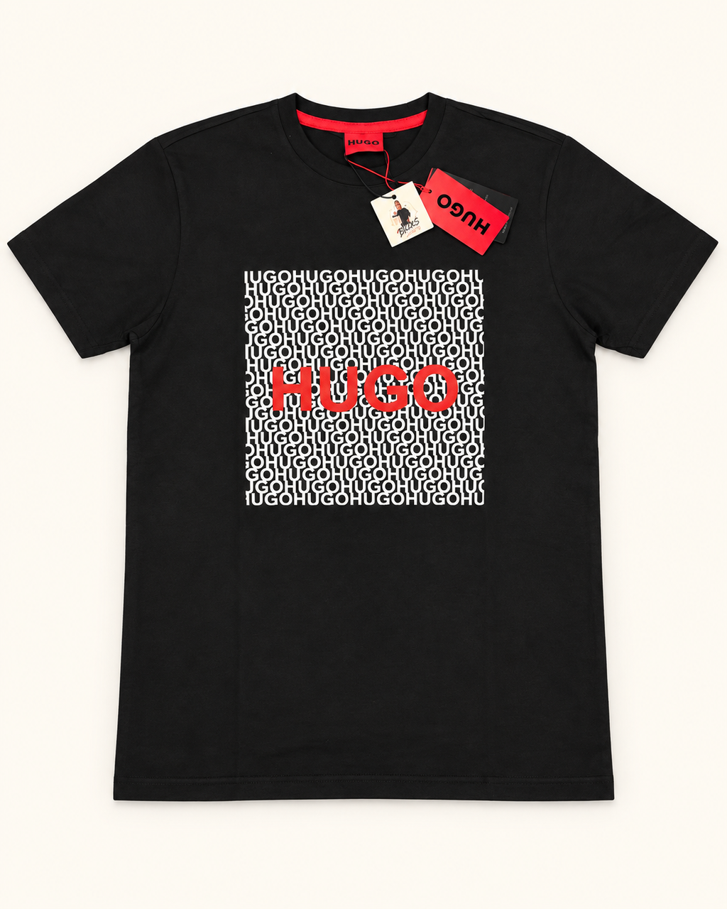HUGO Men’s Repeat Logo Graphic T-Shirt