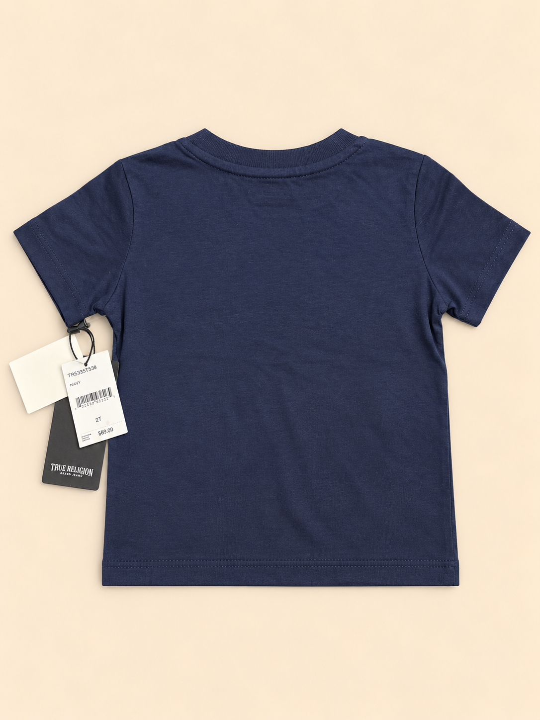 True Religion Kids Pocket T-Shirt – Navy – 2T / 18–24 Months