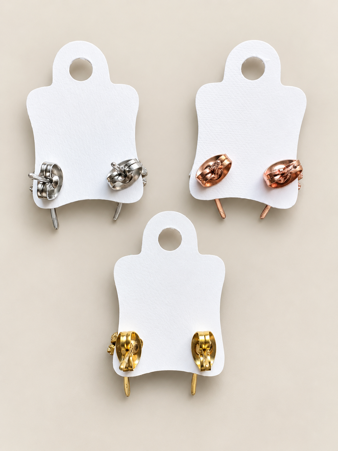 Dandelion Stud Earrings – Gold, Silver & Rose Gold Tones