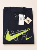 Nike Air Graphic T-Shirt – Navy/Lime – Men’s Small