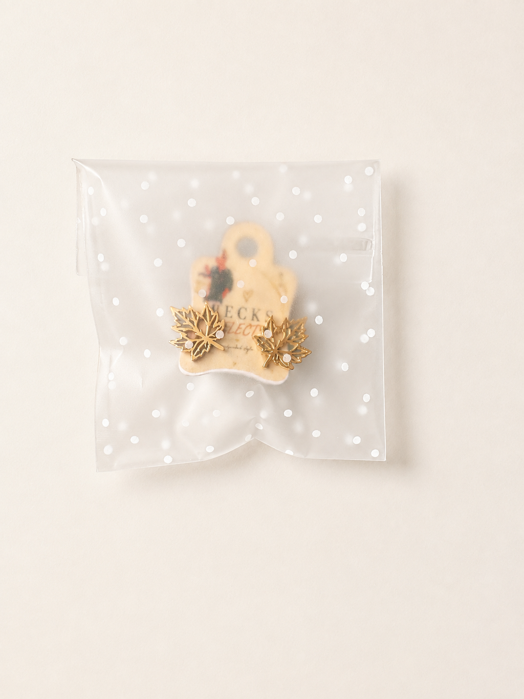 Autumn Maple Leaf Stud Earrings – 4 Colours | Fab Gift 🎁