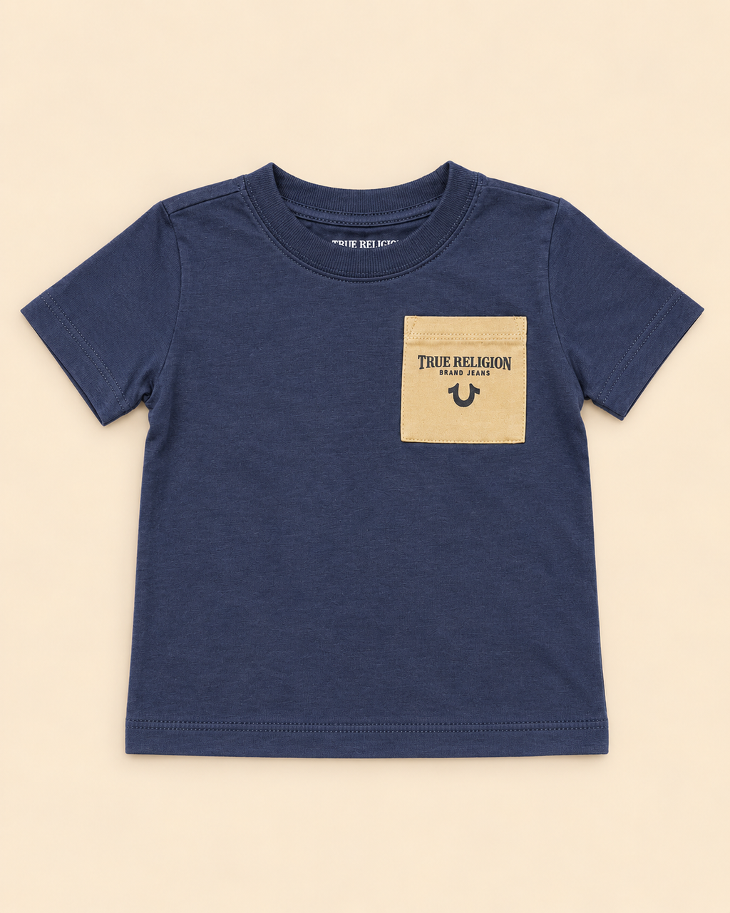 True Religion Kids Pocket T-Shirt – Navy – 2T / 18–24 Months