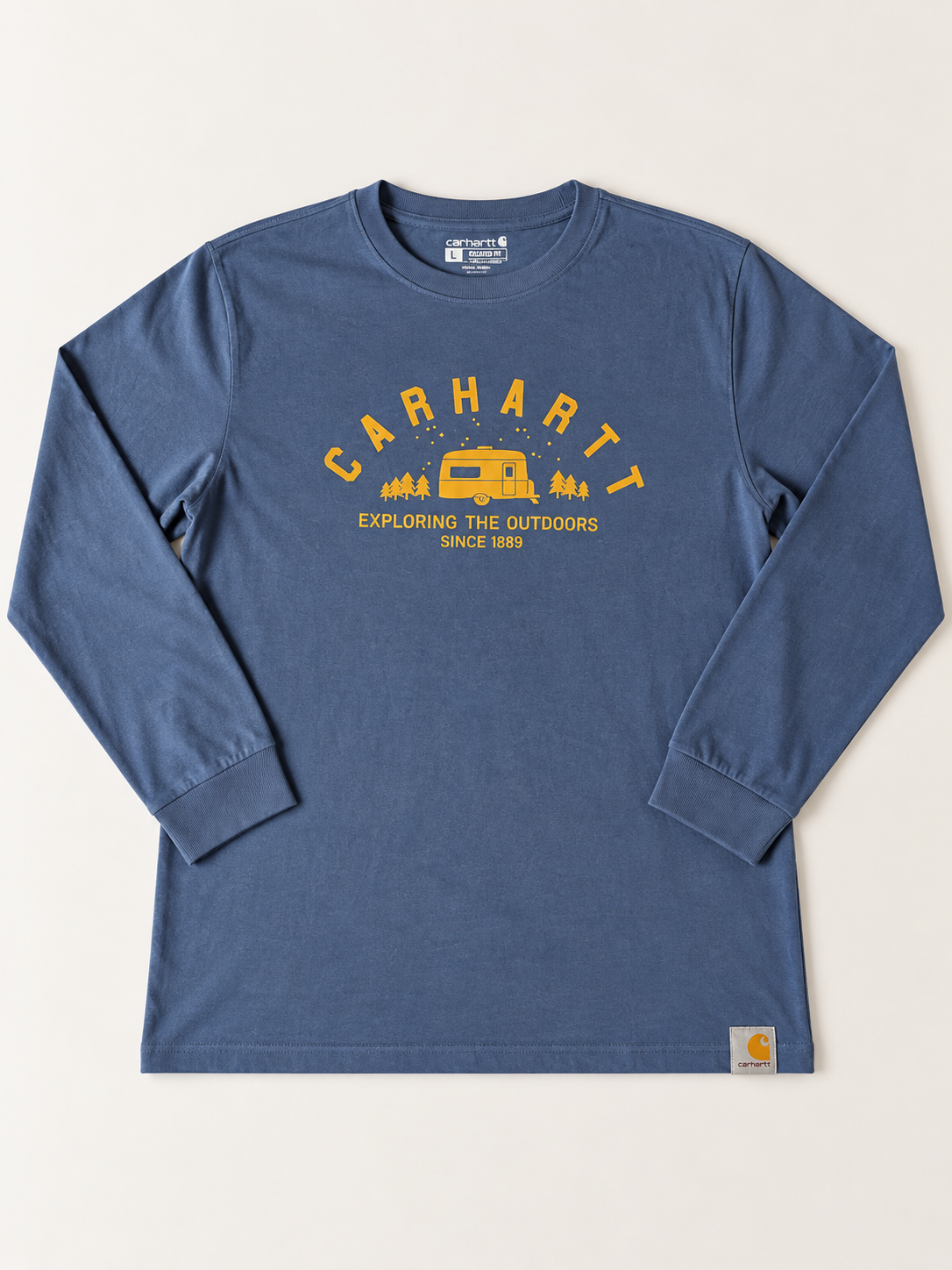 Carhartt Relaxed Fit Long Sleeve Graphic Tee – Large