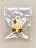 Christmas Present Stud Earrings – Gold & Silver