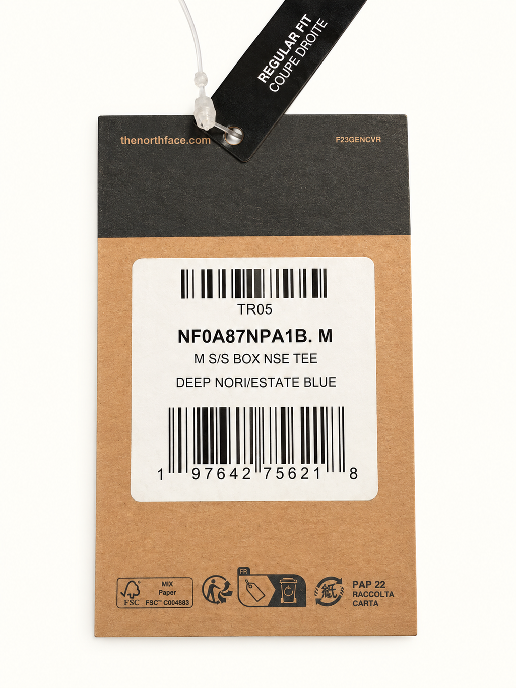 The North Face Box NSE T-Shirt – Deep Nori – Medium