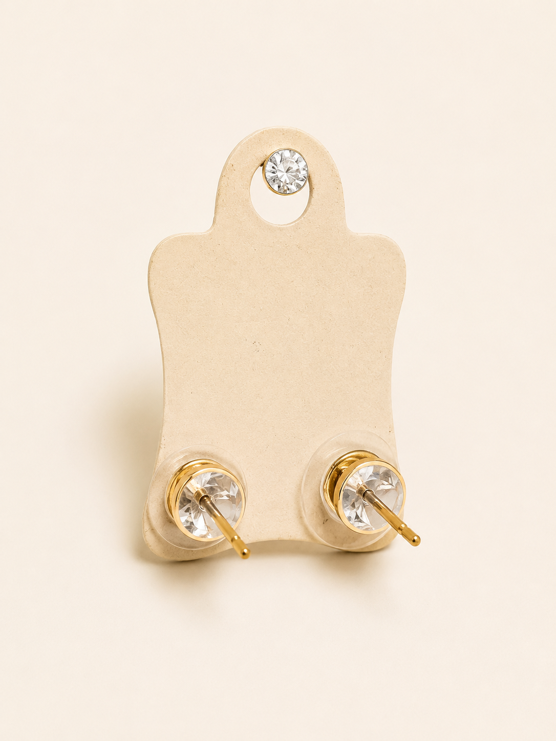 Gold Strawberry Stud Earrings