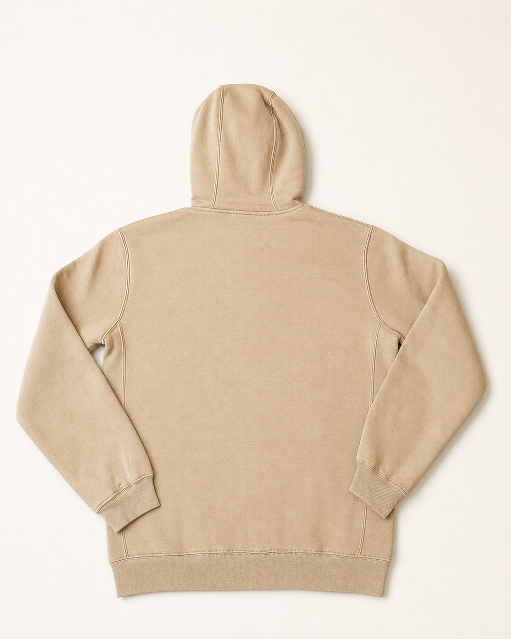 Nike Club Fleece Men’s Pullover Hoodie – Khaki – Cream - Small