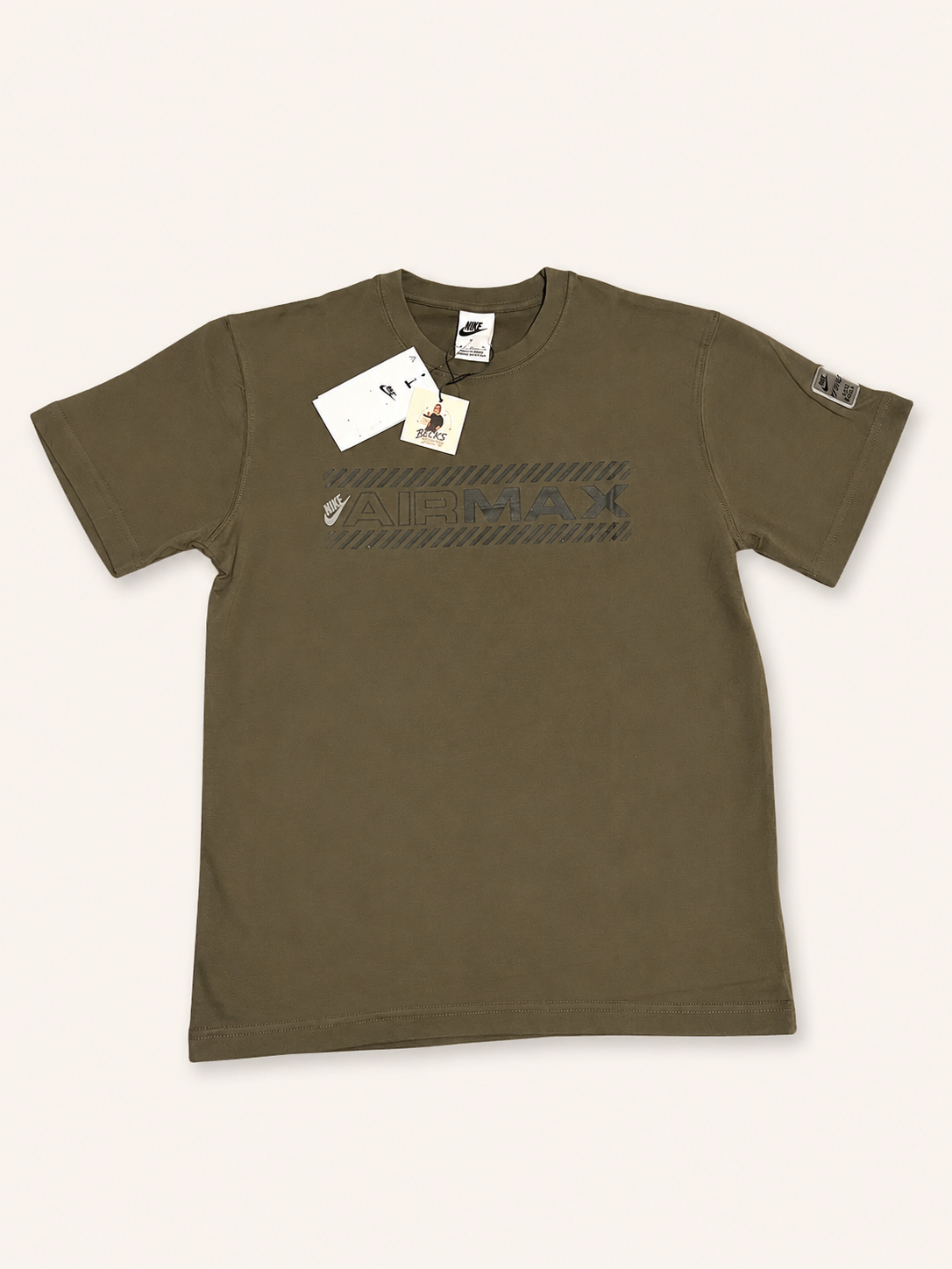 Nike Air Max T-Shirt – Khaki – Small