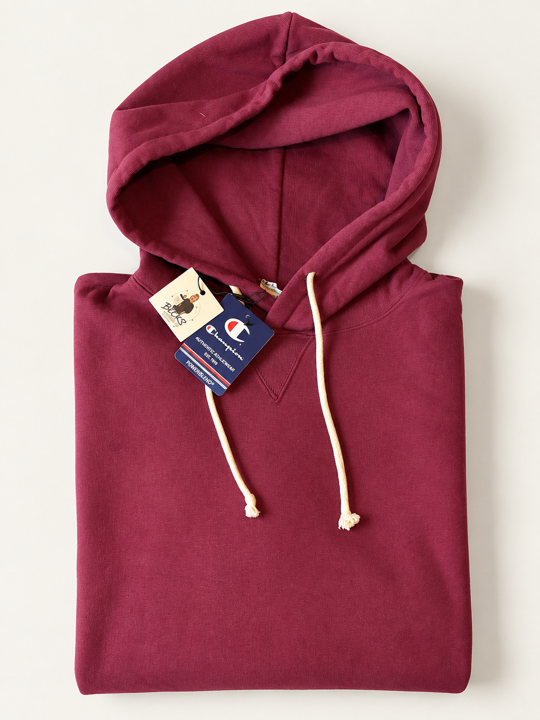 Champion Men’s Powerblend Hoodie - Burgundy - XXL