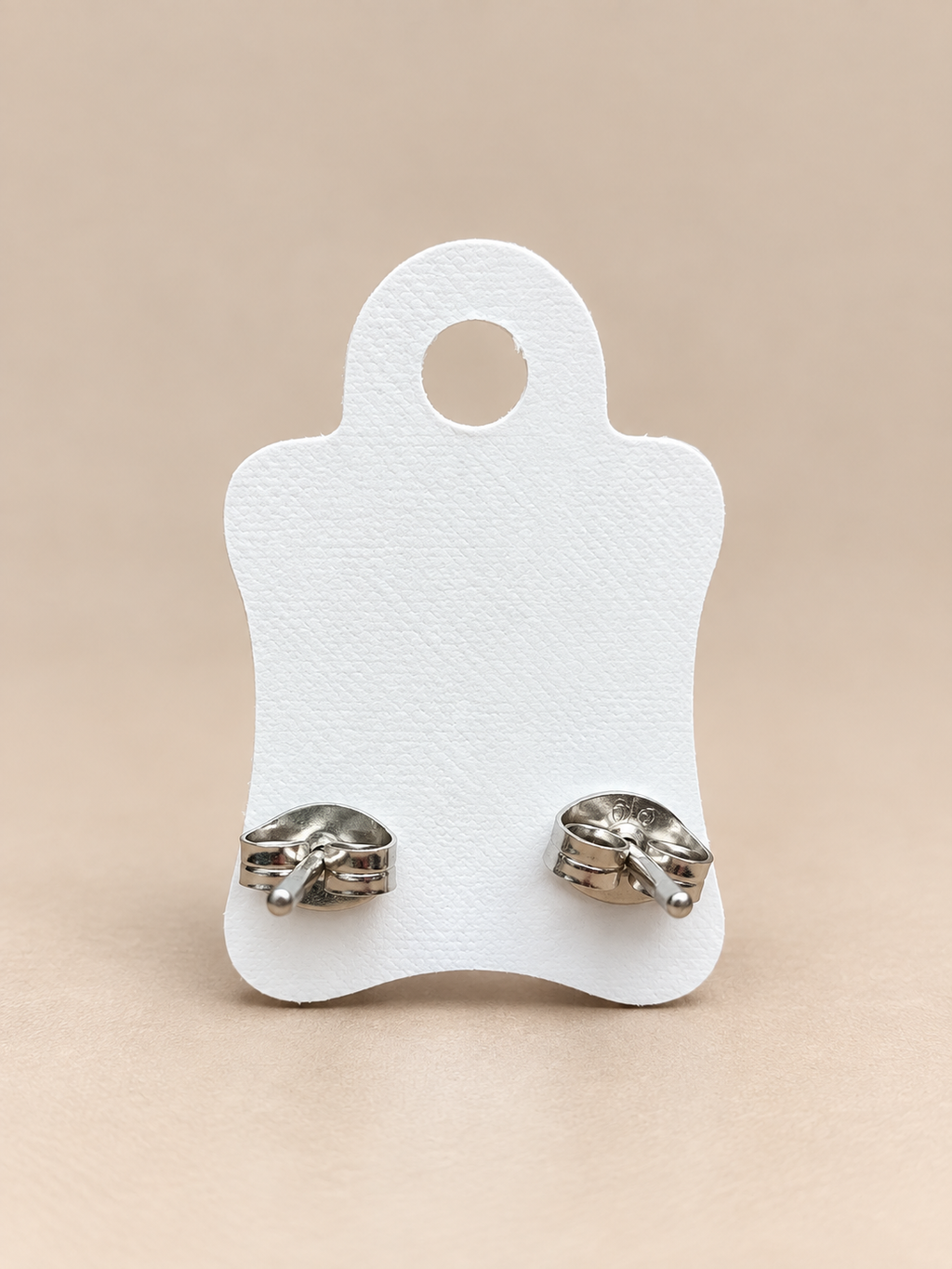 Christmas Reindeer Stud Earrings – Silver Tone