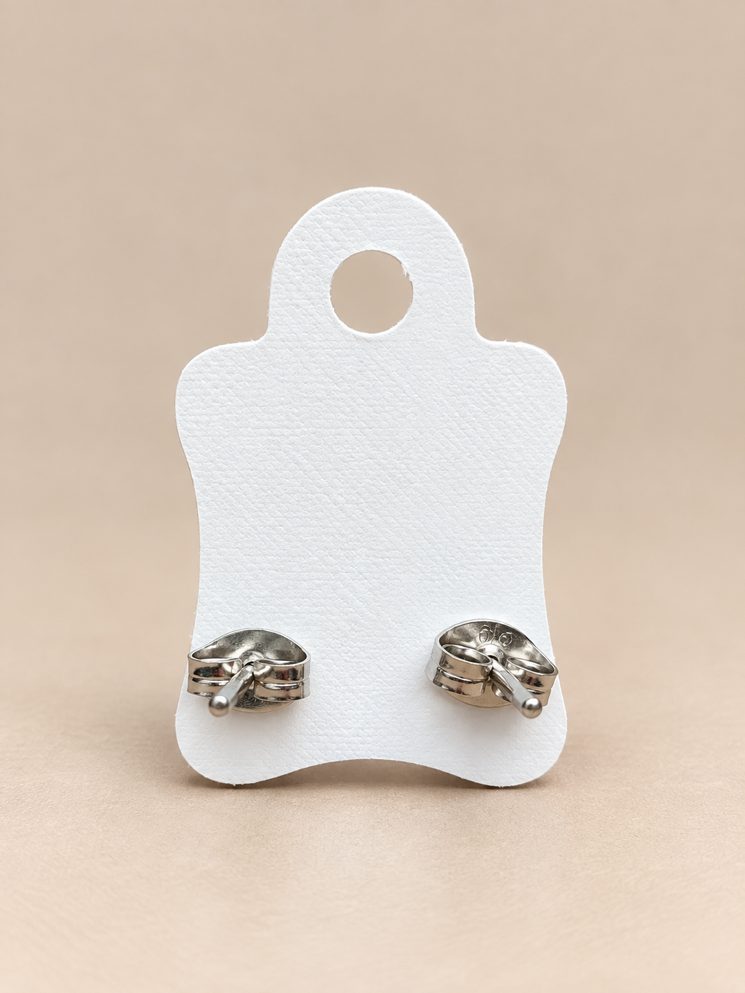 Christmas Reindeer Stud Earrings – Silver Tone