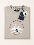 Aquascutum London Crest T-Shirt – Grey – Small