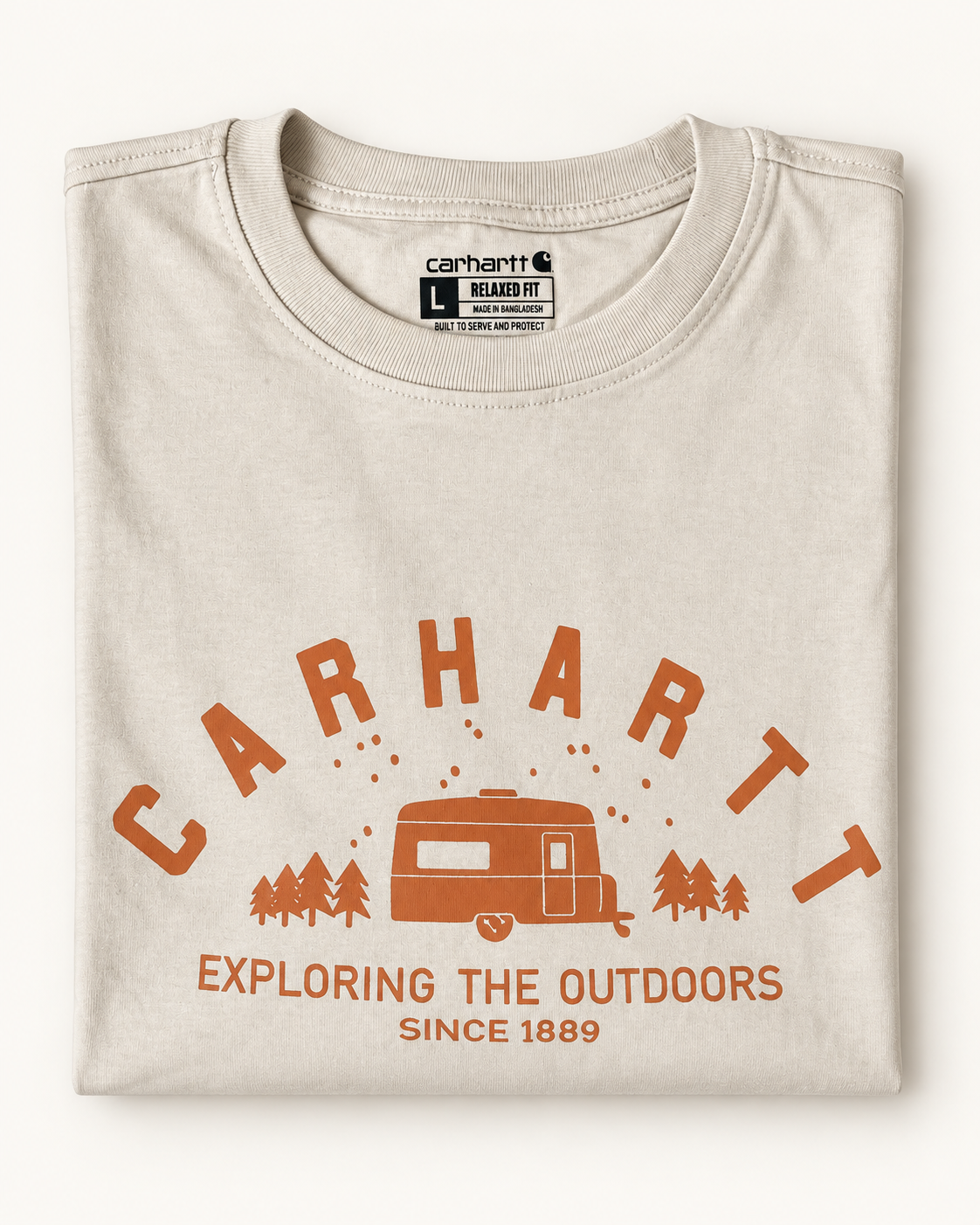 Carhartt Relaxed Fit Long Sleeve Graphic Tee – Large