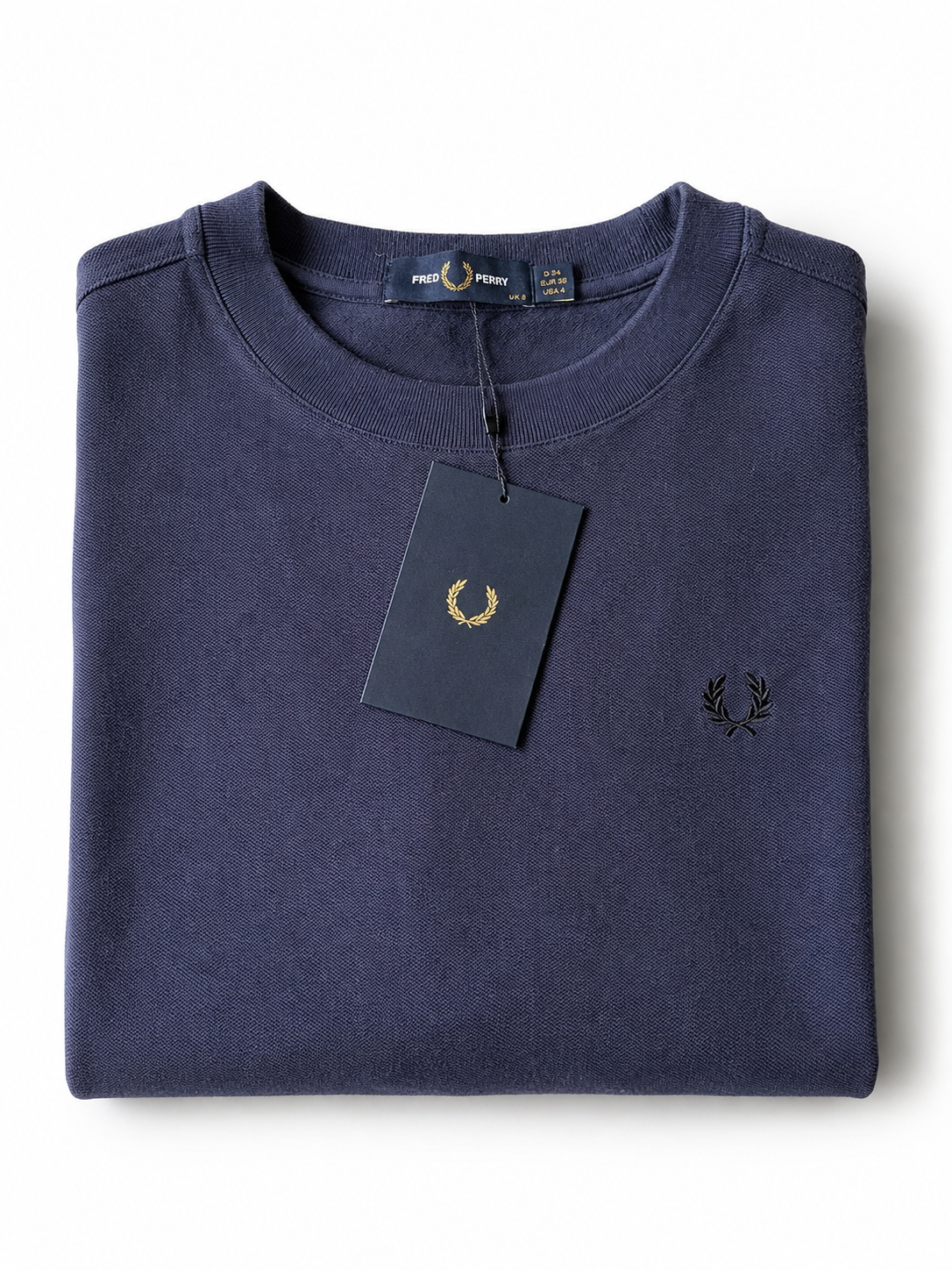 Fred Perry Women’s Piqué Shirt Dress – Carbon Blue – UK 8 – BNWT