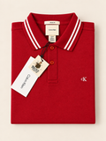 Product title: Calvin Klein Men's Classic Fit Polo Shirt – Red – Medium