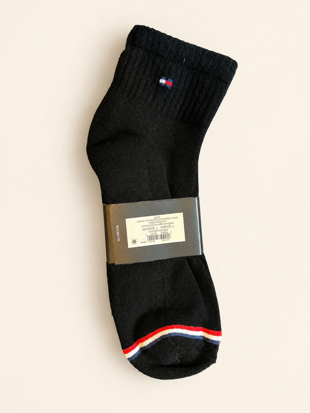 Tommy Hilfiger Black Socks – Men’s UK 9–11 / EU 43–46 – 3 Pack