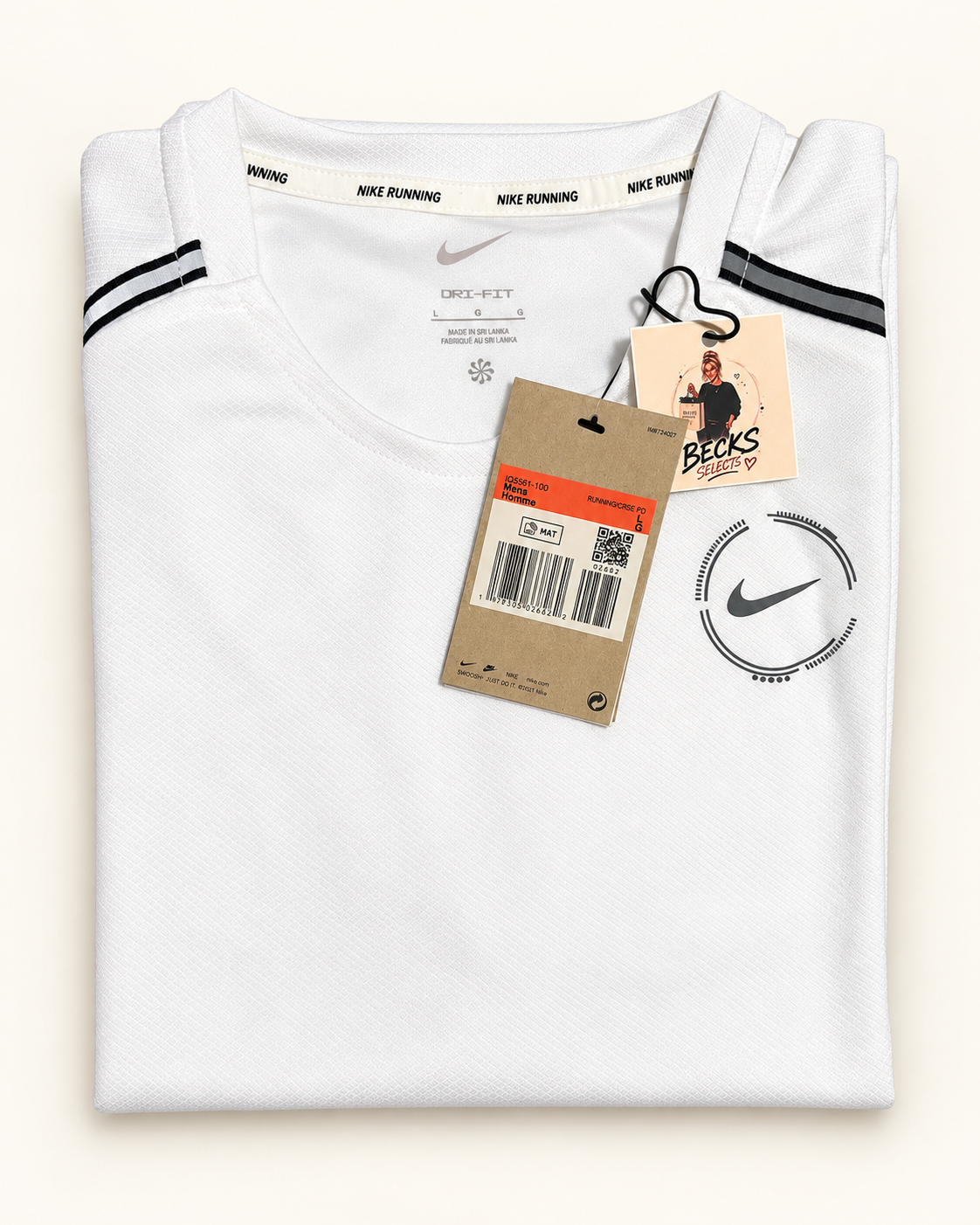 Nike Running Dri-FIT Performance Tee – White