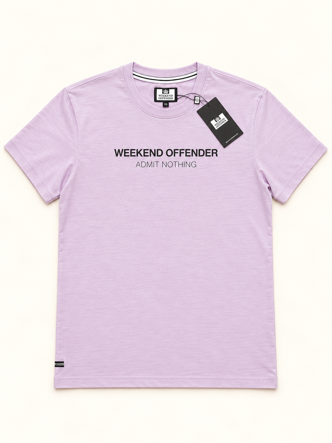 Weekend Offender Men’s Admit Nothing T-Shirt – Lilac – XS