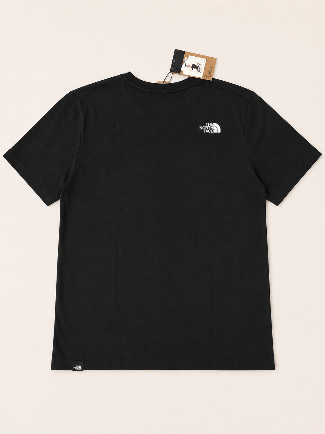 The North Face Colour Block T-Shirt – Black/Grey – Large