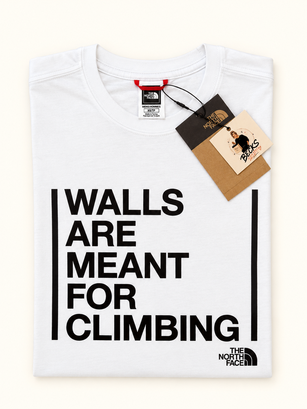 The North Face Men’s Walls Are Meant For Climbing T-Shirt – White – XS