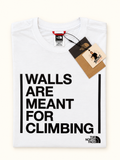 The North Face Men’s Walls Are Meant For Climbing T-Shirt – White – XS