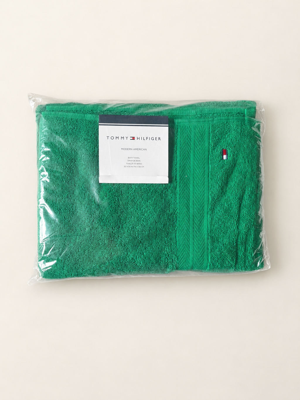 Tommy Hilfiger Modern American Bath Towel – Bright Green
