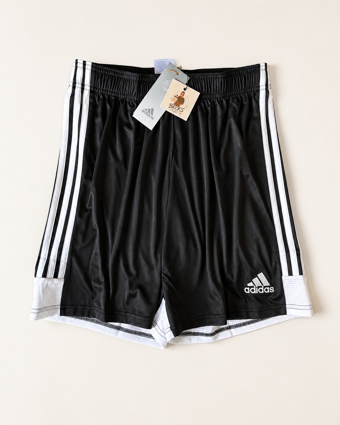Adidas Tastigo 19 Football Shorts – Black/White – Medium