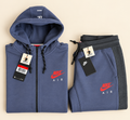 Nike Air Colour Block Full Tracksuit Set – Blue/Grey
