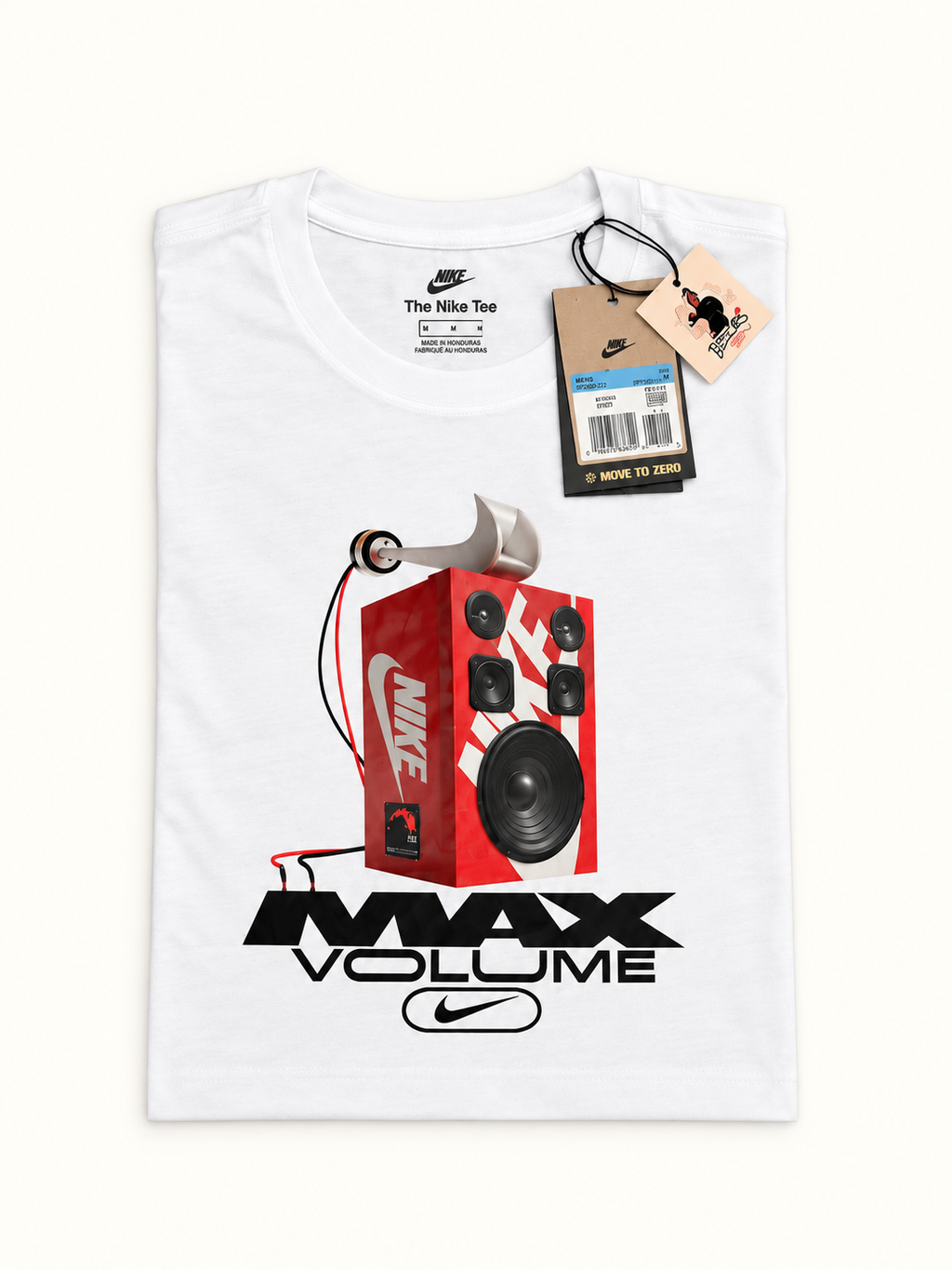 Nike Sportswear Max90 “Max Volume” T-Shirt – White – Medium