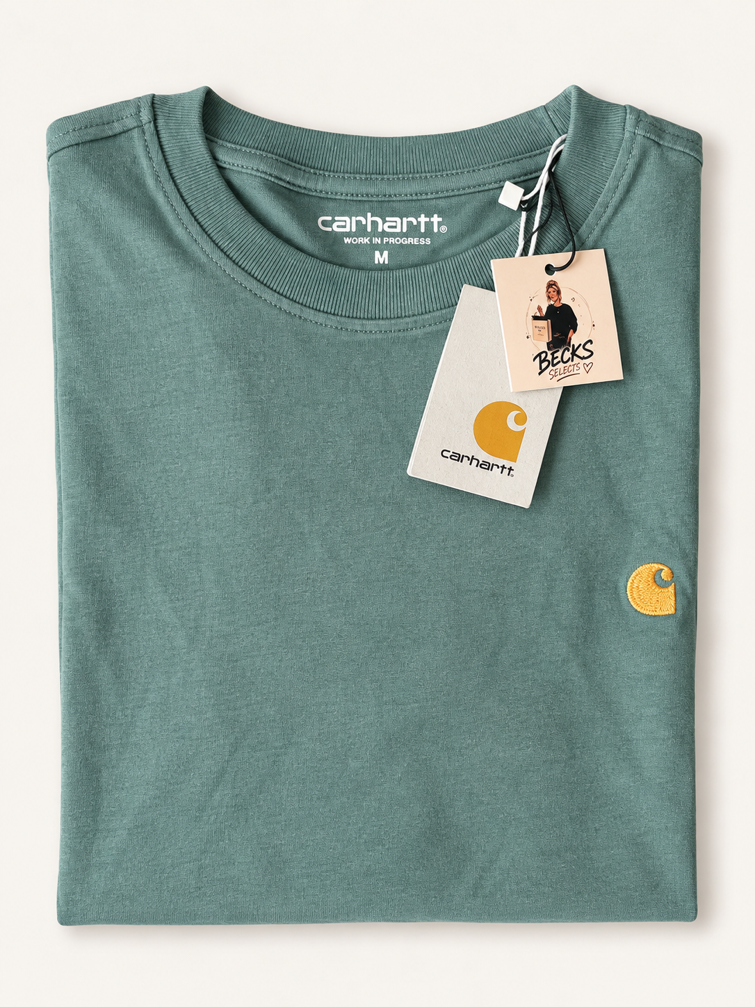 Carhartt WIP Long Sleeved Chase T-Shirt – Leaf Green – Medium