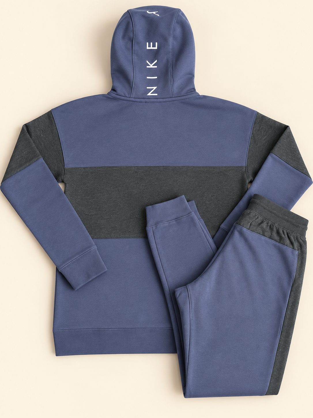 Nike Air Colour Block Full Tracksuit Set – Blue/Grey