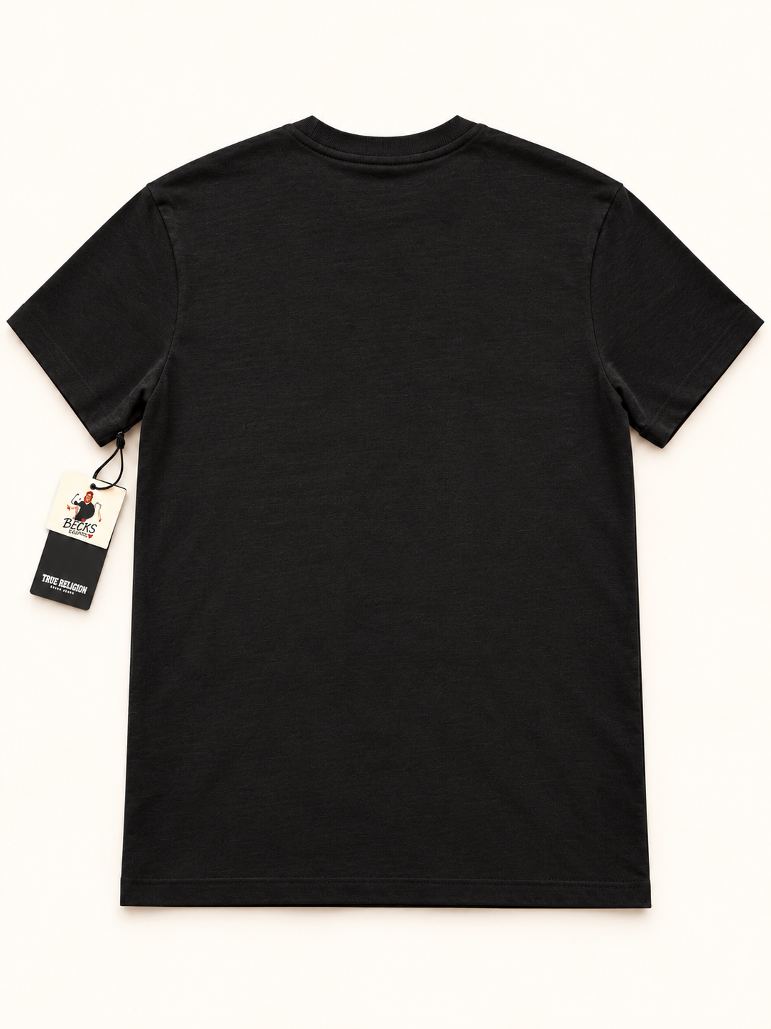 True Religion Men’s Black World Tour Graphic T-Shirt – XS